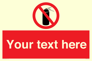 Custom prohibition no aerosol